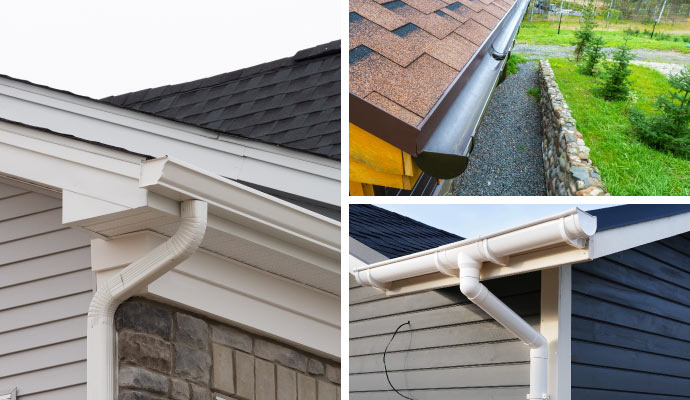 Different types of gutters