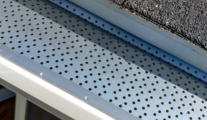 Perforated metal guard