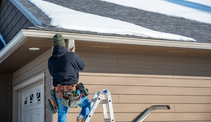 Professional gutter installation