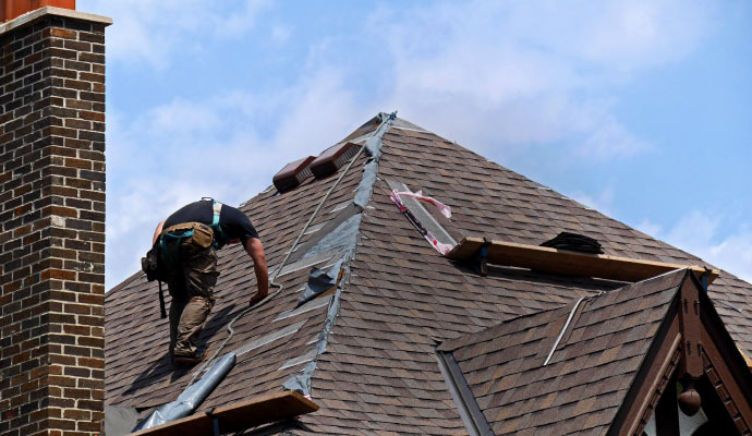 Professional roof repair service