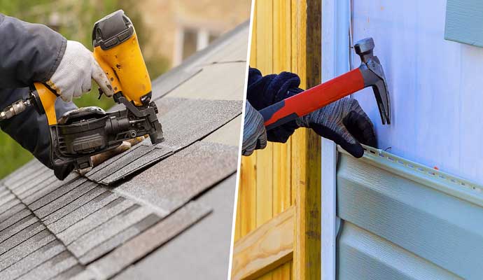 Roofing and siding service