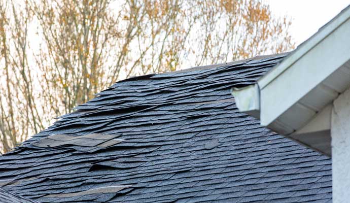 damaged roof